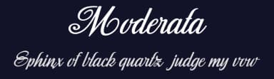 Moderata by Billy Argel Fonts ® — Script Handwritten Font — thumbnail 2
