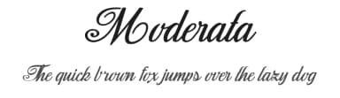 Moderata by Billy Argel Fonts ® — Script Handwritten Font — thumbnail 1