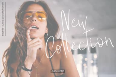 Modern Talking Font by Pasha Larin — Script Handwritten Font — thumbnail 4