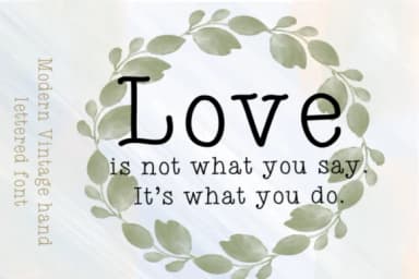 Modern Vintage Font by ashley_lynne18 — Script Handwritten Font — thumbnail 2