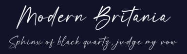 Modern Britania by RantautypeStudio — Script Handwritten Font — thumbnail 2