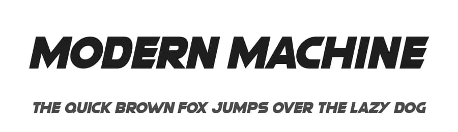 Modern Machine by Hawtpixel — Sans Serif Font