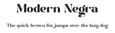 Modern Negra by Sohel Studio — Serif Font — thumbnail 1