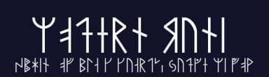 Modern Runic by Gröt Havregrynsson — Dingbats Font — thumbnail 2