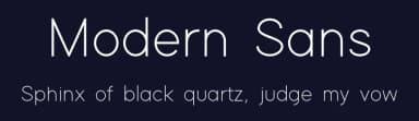 Modern Sans by Fortress Tech — Sans Serif Font — thumbnail 2