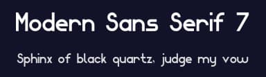 Modern Sans Serif 7 by Style-7 — Sans Serif Font — thumbnail 2