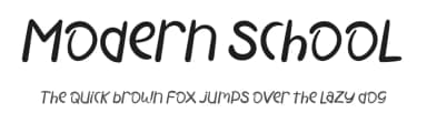 Modern School by One Design — Script Handwritten Font — thumbnail 1