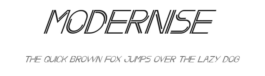 Modernise by NihStudio — Sans Serif Font