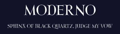 Moderno by Vladimir Nikolic — Serif Font — thumbnail 2