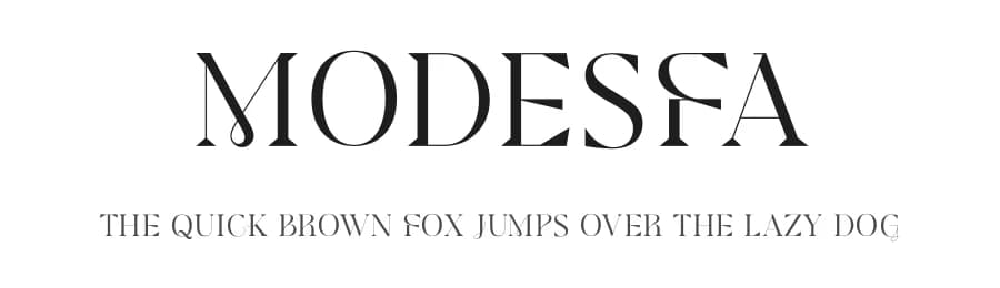 Modesfa by Almarkhatype — Serif Font