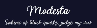 Modesta by Letterhend Studio — Script Handwritten Font — thumbnail 2