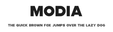 Modia by Robin Campistron — Sans Serif Font — thumbnail 1