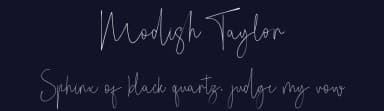 Modish Taylor by Halymunt Studio — Script Handwritten Font — thumbnail 2