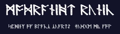 Modraniht Runic by Samyuli — Dingbats Font — thumbnail 2