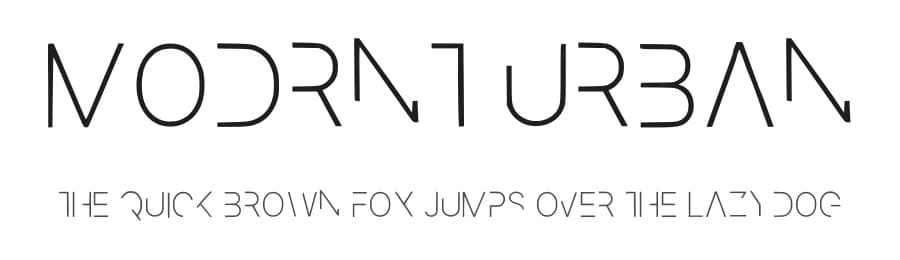 Modrnt Urban by Edson Silva — Sans Serif Font