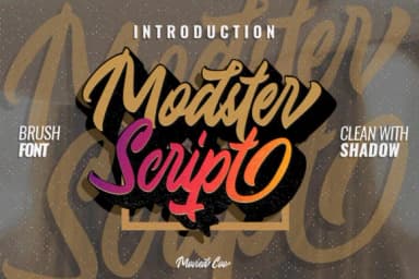 Modster Script Font by TempCraft — Script Handwritten Font — thumbnail 1