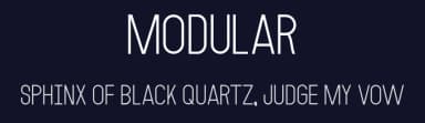 Modular by fortunes co — Sans Serif Font — thumbnail 2