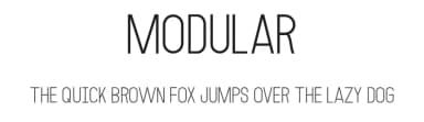 Modular by fortunes co — Sans Serif Font — thumbnail 1