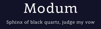 Modum by The Northern Block — Serif Font — thumbnail 2