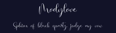 Modylove by NanaNissa — Script Handwritten Font — thumbnail 2