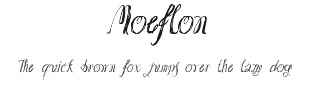 Moeflon by Piet — Script Handwritten Font