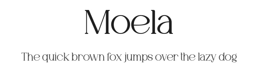 Moela by Gilang Ternadho — Serif Font