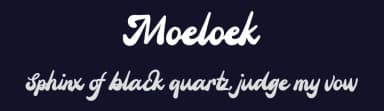 Moeloek by Typefactoryco — Script Handwritten Font — thumbnail 2