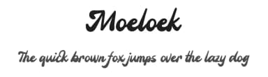 Moeloek by Typefactoryco — Script Handwritten Font — thumbnail 1