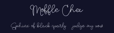 Moffle Chee by Maulana Creative — Script Handwritten Font — thumbnail 2