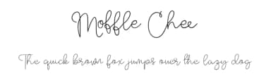 Moffle Chee by Maulana Creative — Script Handwritten Font — thumbnail 1