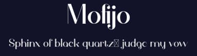 Mofijo by Amru ID — Sans Serif Font — thumbnail 2