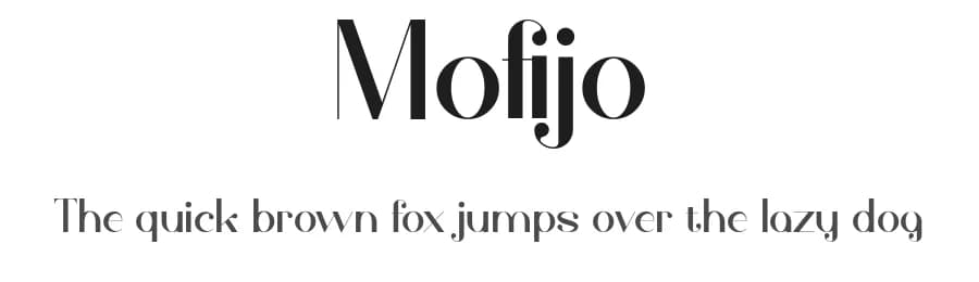 Mofijo by Amru ID — Sans Serif Font