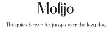 Mofijo by Amru ID — Sans Serif Font — thumbnail 1