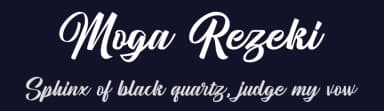 Moga Rezeki by Nur Solikh — Script Handwritten Font — thumbnail 2