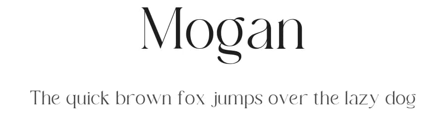 Mogan by Achmad Yani — Serif Font