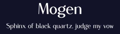 Mogen by ToniStudio — Sans Serif Font — thumbnail 2