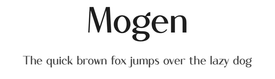 Mogen by ToniStudio — Sans Serif Font