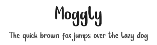 Moggly by Pixesia Studio — Script Handwritten Font