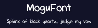 MoguFont by kittenmogu — Script Handwritten Font — thumbnail 2
