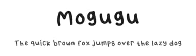 Mogugu by kukika — Script Handwritten Font — thumbnail 1
