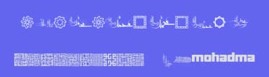 Mohammad RasoolAllah by Mojtaba Kia — Dingbats Font — thumbnail 3