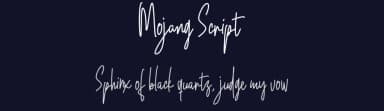 Mojang Script by Letternun — Script Handwritten Font — thumbnail 2