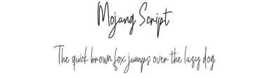 Mojang Script by Letternun — Script Handwritten Font — thumbnail 1