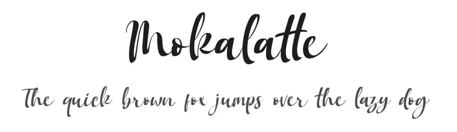Mokalatte by Almarkhatype — Script Handwritten Font