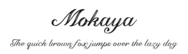 Mokaya by Alit Design — Script Handwritten Font — thumbnail 1