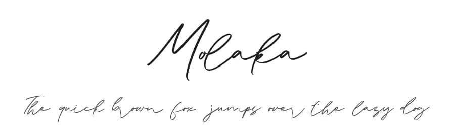 Molaka by Maulana Creative — Script Handwritten Font
