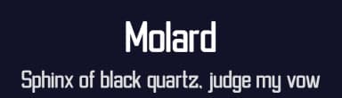 Molard by PutraCetol Studio — Sans Serif Font — thumbnail 2