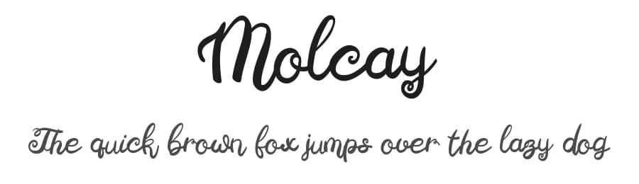 Molcay by Crystal GiftsStudio — Script Handwritten Font