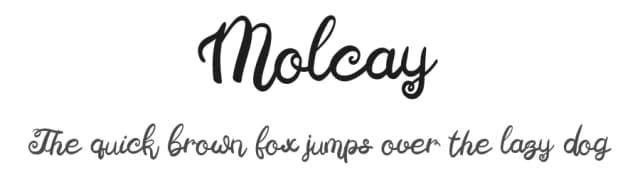 Molcay by Crystal GiftsStudio — Script Handwritten Font