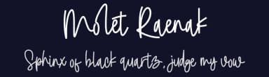 Molet Raenak by ONG Type — Script Handwritten Font — thumbnail 2